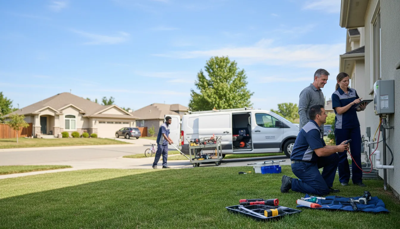 Tankless water heater service in Summerfield, IL